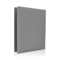 Livre de porte-menus en cuir gaufré personnalisé pour l'industrie des boissons alimentaires