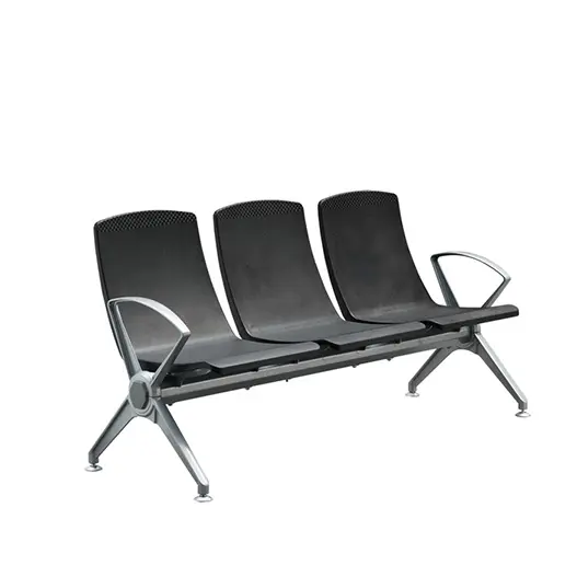 KEDE fabricante pu metal longo lounge cadeira aeroporto estação ferroviária escritório médico esperando cadeira