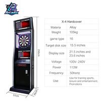 Machine de fléchettes électronique à monnayeur, jeu d'arcade avec écran LED, cible de fléchettes, pour usage commercial en bar et club, vente en gros