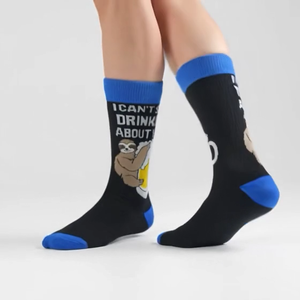 Calcetines de Algodón con Diseño de <span class=keywords><strong>Dibujos</strong></span> <span class=keywords><strong>Animados</strong></span>, Antideslizantes, Transpirables, Casuales, de Otoño, con Diseño Divertido y Original del <span class=keywords><strong>Grinch</strong></span>, Venta al Por Mayor - Product Image 1