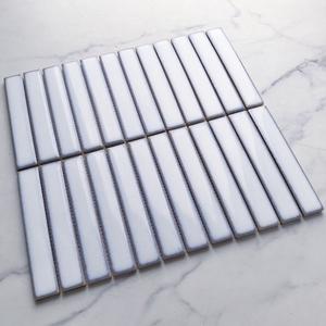 Carreau de mosaïque en céramique émaillée de bande blanche de frites <span class=keywords><strong>pour</strong></span> <span class=keywords><strong>la</strong></span> décoration de mur - Product Image 2