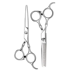 Hair Scissors High Quality 7 Inch Stainless Steel Barber Scissors Hair Cutting Scissor Thinning Shear Kit