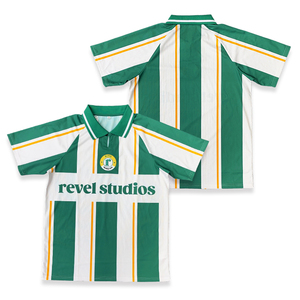 Maglia da calcio maglia da calcio di alta qualità Patchwork Design Vintage sublimazione maglia da calcio da uomo - Product Image 3