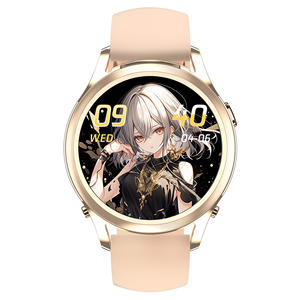 2025 El mejor regalo para mujeres Reloj inteligente dorado <span class=keywords><strong>2</strong></span> en 1 Reloj inteligente de moda para mujeres con <span class=keywords><strong>Airpods</strong></span> Relojes inteligentes al por mayor para damas - Product Image 2