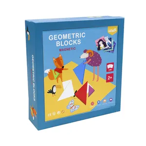 UCMD Educational Games Learning Toys Magnetic Tangram Wooden Puzzle Fancy Toys for Children