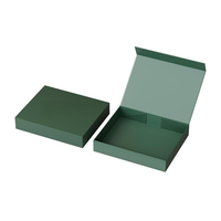 Boîte cadeau rigide en carton avec logo personnalisé en feuille d'or, élégante, avec doublure en éponge, emballage recyclable