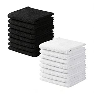 Serviette de Salon en Gros 100% Coton Écologique Anti-Décoloration Certifiée OEKO-TEX pour Sport, Soin des Ongles, Spa et Barbier - Product Image 1