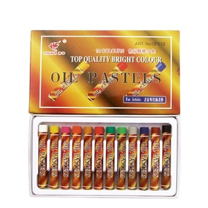2023 Bán Hàng Tốt Nhất Nhà Sản Xuất Bán Hàng Trực Tiếp 12/16/18/24/36/48 Màu Sắc 9*62Mm Bức Tranh Nghệ Thuật 3 Năm + Không Độc Hại Dầu Pastels Gậy - Product Image 1