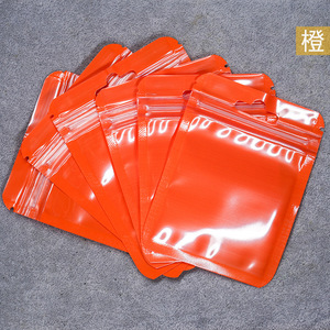 Kẹo màu tự niêm phong Holographic Dây Kéo Túi một bên trong suốt màu <span class=keywords><strong>Ziplock</strong></span> trang sức bao bì dây kéo túi - Product Image 5