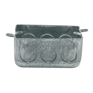 Caja de distribución eléctrica de la mejor calidad, cajas de interruptores rectangulares Knockouts, caja de Metal profundo galvanizada personalizada - Product Image 2