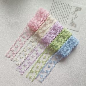 Nuevo lazo de encaje de 4 cm con borde ondulado para accesorios de cabello DIY, bonito lazo hecho a mano con patrón floral, correa para clavícula de tela de malla para prendas. - Product Image 2