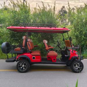 Voiture de golf miniature de luxe certifiée CE, voiture de chasse, <span class=keywords><strong>6</strong></span> places, avec puissant moteur AC de 3,5 kW, contrôleur homologué DOT - Product Image 6