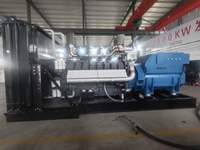 Générateur diesel industriel refroidi par air de 2000 kW triphasé alimenté par un moteur WUXI POWER