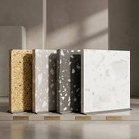 Échantillons de terrazzo personnalisés de petite taille |   Échantillons de revêtements de sol et de dessus de table antidérapants et durables pour usage intérieur, plusieurs couleurs et stock abondant