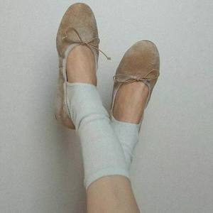 Versión en Existencia~Zapatos de Mujer de Lana Rizada Estilo Ballet, Zapatos Planos Forrados de Felpa con Lazo para un Desplazamiento Versátil - Product Image 3