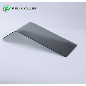 Verre trempé gris courbé sur mesure pour panneau de couverture d'appareil électrique, verre courbé - Product Image 3
