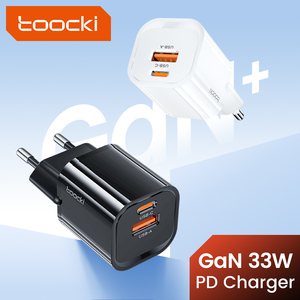 Cargador Toocki <span class=keywords><strong>mejor</strong></span> calidad 33W Gan Pd QC 4,0 <span class=keywords><strong>para</strong></span> teléfono cargador Usb C cargador <span class=keywords><strong>iphone</strong></span> carga rápida - Product Image 2