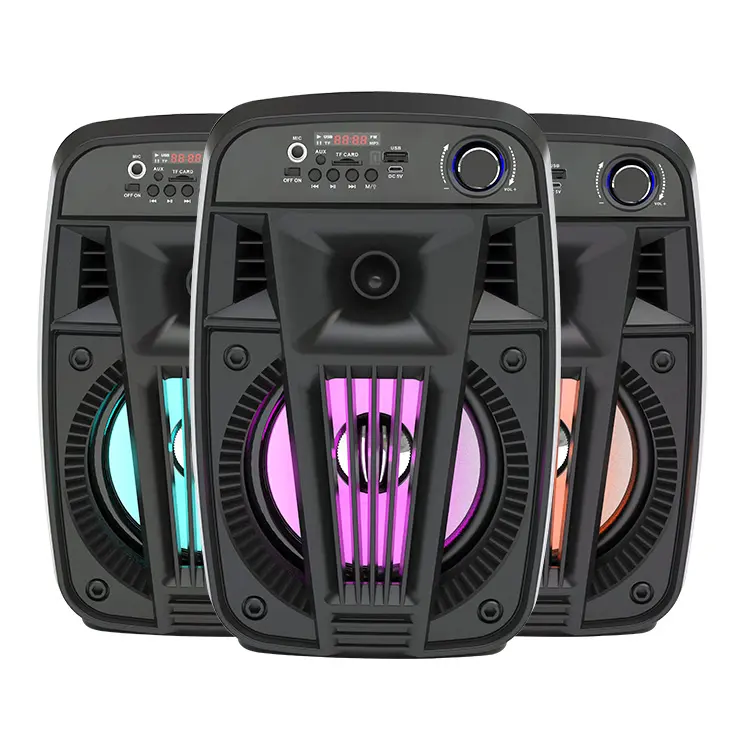 Altavoz Inalambrico Luminoso Bluetooth Con Karaoke Partybtipkbox