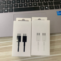 Kabel USB-C Nylon Pengisian Cepat PD Tipe-C 3A dengan Konduktor Tembaga Murni dan Pelindung Anyaman untuk Note10