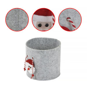 Ornement de Noël suspendu en feutre polyester non tissé fait main pour enfants, éducatif et DIY, pour la décoration de porte - Product Image 3