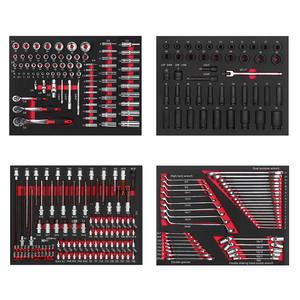 Chariot à outils à 10 tiroirs, chariot à outils robuste en acier industriel avec 359 outils de qualité supérieure pour garage et atelier - Product Image 4