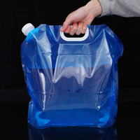 Vente en gros 2.5L 5L 10L pochette à bec verseur grande taille sac d'emballage de savon liquide avec buse sacs imprimables avec poignées