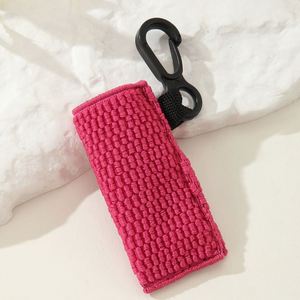 Best-selling Knitted Lipstick Bag <b>Keychain</b> Perfume Lip Balm <b>Keychain</b> - Product Image 4
