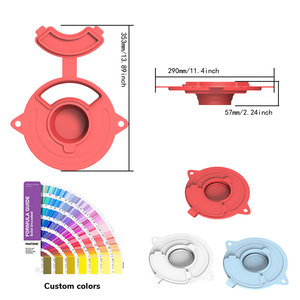 Accessoires de cuisine, protection anti-éclaboussures en silicone pour batteur <span class=keywords><strong>KitchenAid</strong></span>, couvercles de <span class=keywords><strong>bol</strong></span> pour batteur sur socle avec fenêtre de versement supplémentaire - Product Image 5
