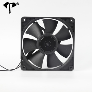 พัดลมระบายความร้อนแบบลูกปืน 12025 AC 110-220V EC ขนาด 120*120*25 มม. รูปทรงสี่เหลี่ยม ความเร็วสูง 68.6-100.2CFM เสียงเบา 28-38 เดซิเบล - Product Image 4