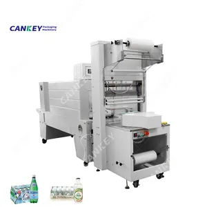 Automatic PE Film Packaging Glass Bottle Heat Shrink Wrapping Machine For Glass Bottle