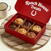 Boîte à biscuits en carton rigide recyclable personnalisable avec un design de Noël luxueux pour les cadeaux