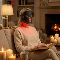 Masque de beauté LED IBN personnalisé, nouvelle édition 2026, IBN626, 4 couleurs, traitement par lumière rouge sans fil, contrôleur magnétique, qualité alimentaire
