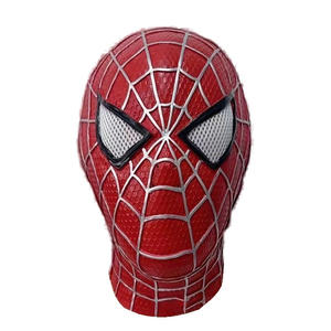 Fabbrica <span class=keywords><strong>serie</strong></span> completa Spider-Man maschera Costume Cosplay supereroe festa divertente maschera di Halloween oggetti di scena per bambini adulti - Product Image 2