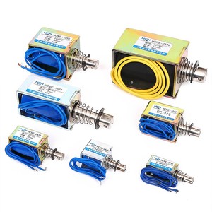 Électroaimant série Hcn Hcne1, bobine entièrement en cuivre, 12V 24V CC, augmentation de température stable - Product Image 1