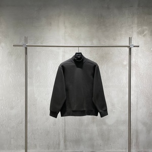 Sweat-shirts unisexes surdimensionnés à col montant en mélange coton-polyester épais 345 g/m² doublés polaire doux – Vente en gros Fabricant - Product Image 3