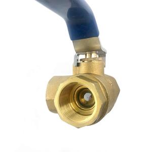 บอลวาล์วทองเหลืองคุณภาพสูง C-Way DN50 พร้อมข้อต่อ NPT PN16 100 psi ทนอุณหภูมิสูง สำหรับอุตสาหกรรมน้ำมันและก๊าซ - Product Image 3