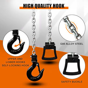 Diskon besar lift <span class=keywords><strong>Block</strong></span> 0.25T 1.5m Manual tuas rantai Hoist Jack Mini Hoist dengan Hook - Product Image 4