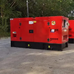 Elektrischer 30 KVA leiser Diesel generator 110/220V 60Hz Yangdong Y495D 25 KW Anhänger Diesel aggregat auf Lager