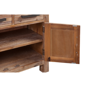 Gabinete de cocina de madera de alta calidad, 2 puertas, 2 cajones, muebles de comedor de madera maciza de pino, marca ATLAS de Vietnam, suministro directo - Product Image 6