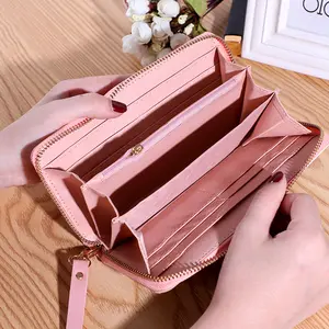 Nuovo portafoglio coreano borsa da donna con cerniera lunga grande capacità borsa per telefono Versatile aderente borsa a mano