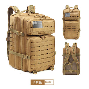 2025 Đen máy tính xách tay săn bắn Ba lô công suất lớn túi cho nam giới và phụ nữ đi bộ đường dài máy tính xách tay Ba lô - Product Image 2