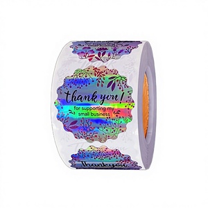 Étiquettes thermiques rondes en PET argenté imperméables de 1,5 pouce avec logo personnalisé, résistantes aux rayures, adhésives, imprimables par transfert thermique direct - Product Image 4