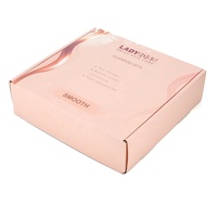 Boîte d'emballage cosmétique en carton ondulé rose personnalisée avec insert, impression CMYK, emballage de luxe pour l'expédition de produits de beauté et de soins de la peau