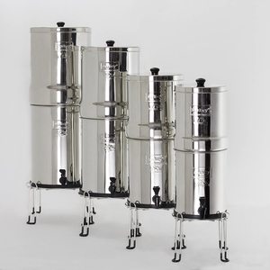 Support pour <span class=keywords><strong>filtre</strong></span> à <span class=keywords><strong>eau</strong></span>, 8 pouces de hauteur, 9 pouces de large, en acier inoxydable écologique, compatible avec les supports de comptoir pour fontaines à <span class=keywords><strong>eau</strong></span> à alimentation par gravité - Product Image 5