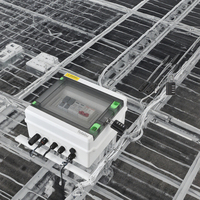 Boîtier de combinateur de panneaux solaires photovoltaïques Tulabu 1 entrée 1 sortie DC1000V, boîtier de combinateur en plastique pour système solaire DC 1000V avec courants de 100A, 32A, 63A, 30A