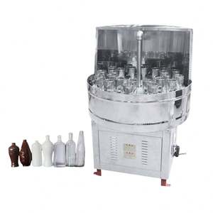 Sistema de Lavado Rotatorio Semiautomático de 24 Cabezales para Botellas de PET de Acero Inoxidable para Bebidas, Agua, Leche y Vino - Product Image 2