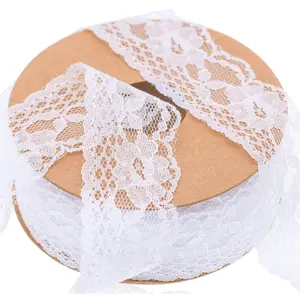 DIY Craft Delicate Ribbon Weiße Spitze Trim Stickerei Spitze Stoff Spitze Band für Geschenk verpackung Verpackung