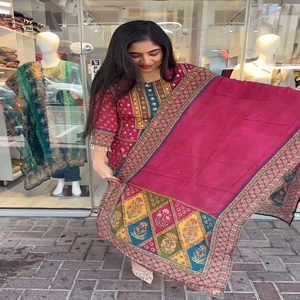 คอลเลกชันใหม่เสื้อและกางเกงมีลายพิมพ์ dupatta สำหรับผู้หญิงชุดปาร์ตี้และเทศกาล - Product Image 1