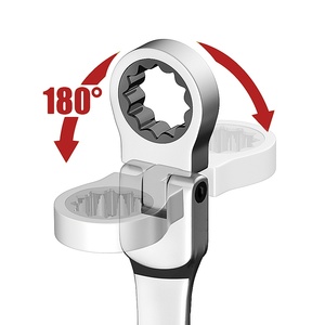 12 cái 72-Răng hộ gia đình phần cứng công cụ bảo trì có thể điều chỉnh đầu Ratchet cờ lê thiết lập cờ lê ratchetr - Product Image 4