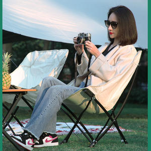 เก้าอี้ชายหาดพับได้โครงอะลูมิเนียมแบบพกพา รุ่นสามหอยทาก มูนแชร์ สำหรับใช้งานกลางแจ้ง ยี่ห้อ Dazhong รุ่น S2345 - Product Image 5